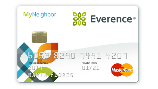 Everence MyNeighbor credit card